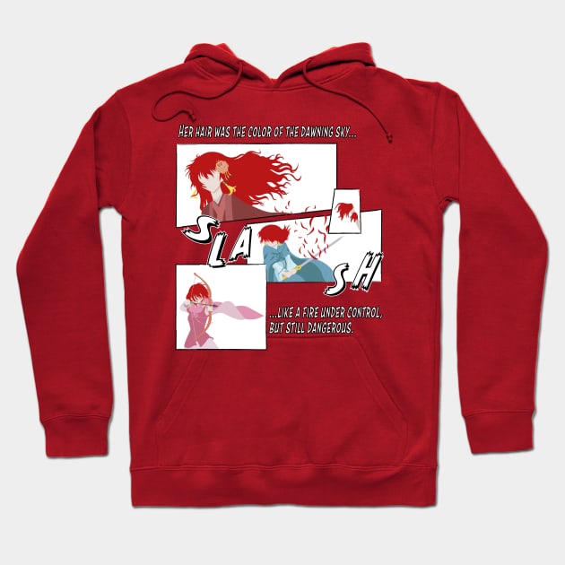 Yona of the Dawn - Like a Fire: Dangerous But Under Control Hoodie by ShowoffCreative